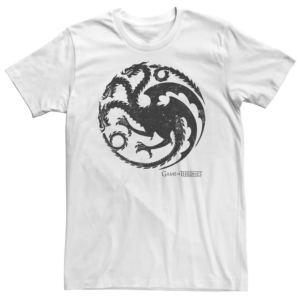 Big & Tall Game Of Thrones Targaryen Dragon Sigil Tee, Men's,  Product Image
