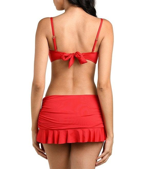 La Blanca Island Goddess Ruffle Skirted Swim Bottom Product Image