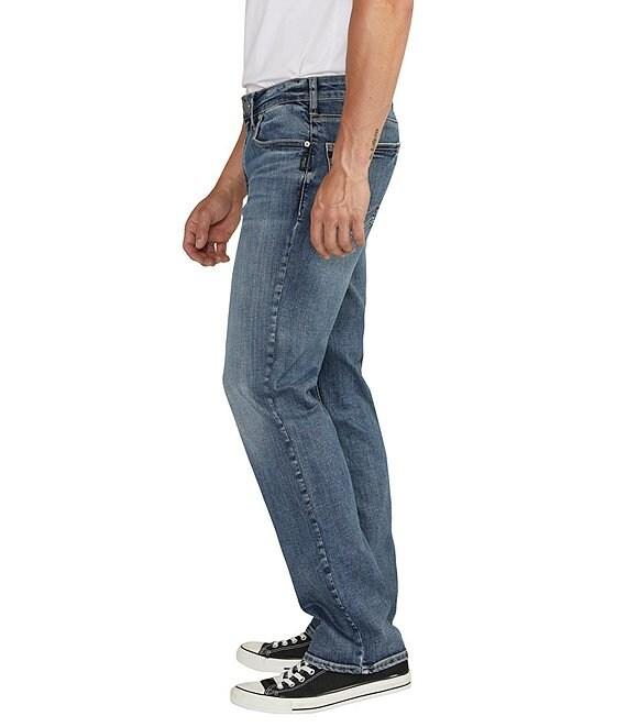 Silver Jeans Co. Grayson Straight Max Flex Classic Fit Denim Jeans Product Image