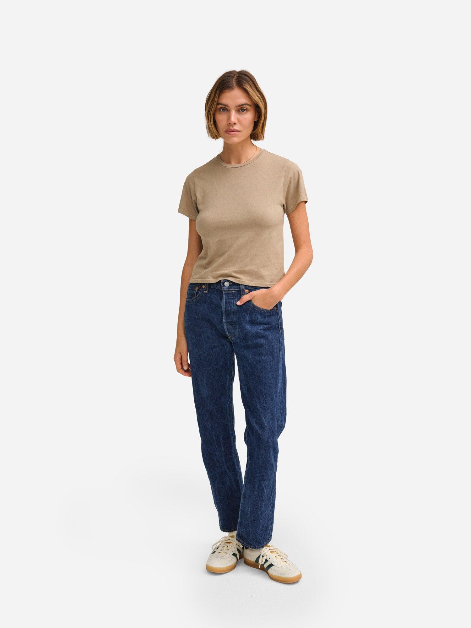 Organic Cotton Shrunken Tee Female Product Image