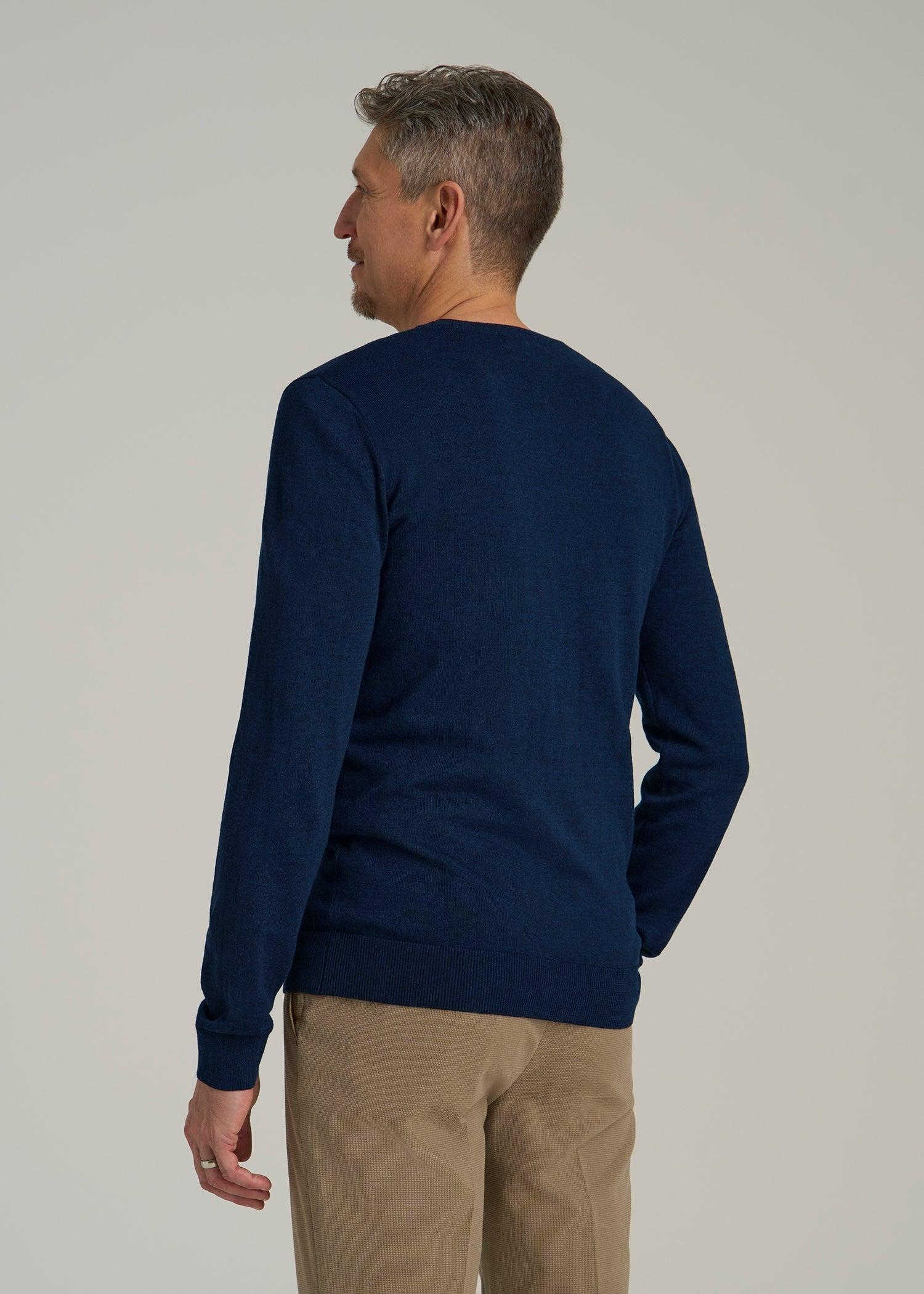 Everyday Crewneck Sweater for Tall Men in Patriot Blue Male Product Image