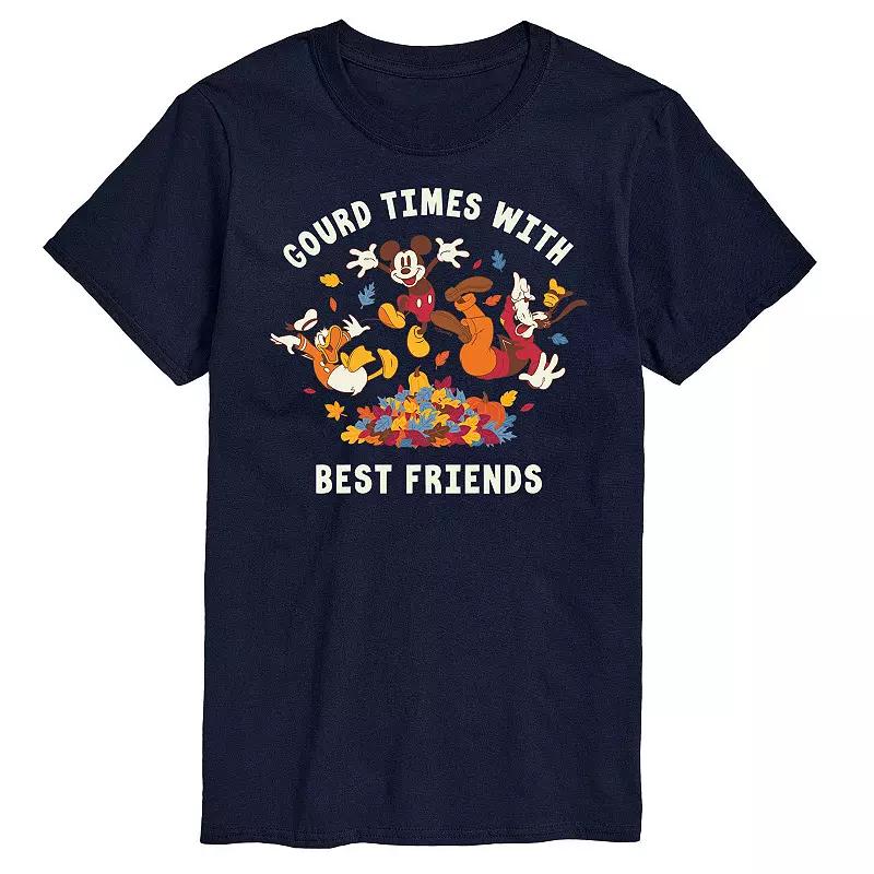 Disney's Mickey Mouse and Friends Big & Tall Gourd Times With Best Friends Graphic Tee, Men's,  Product Image
