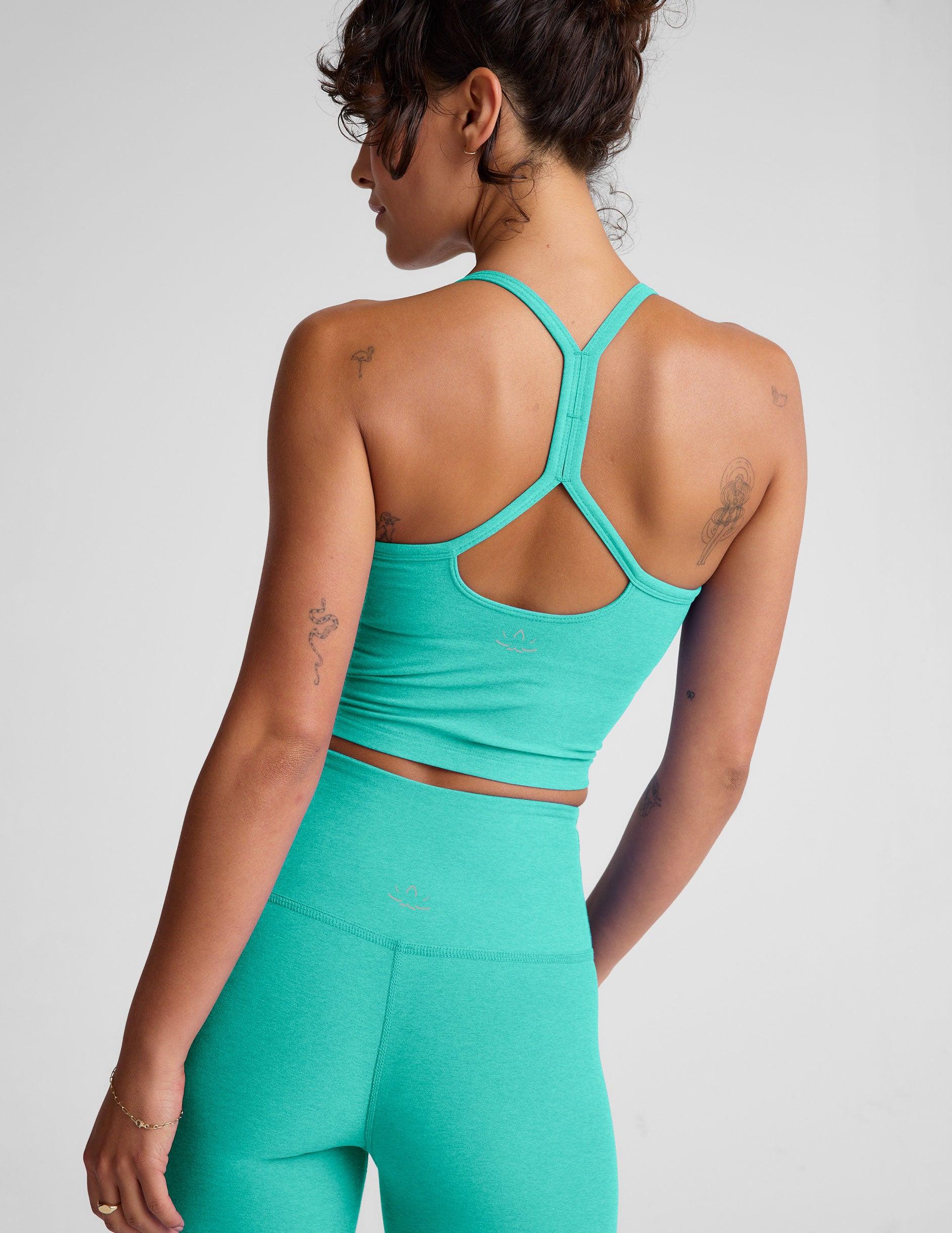 Spacedye Slim Racerback Cropped Tank Product Image