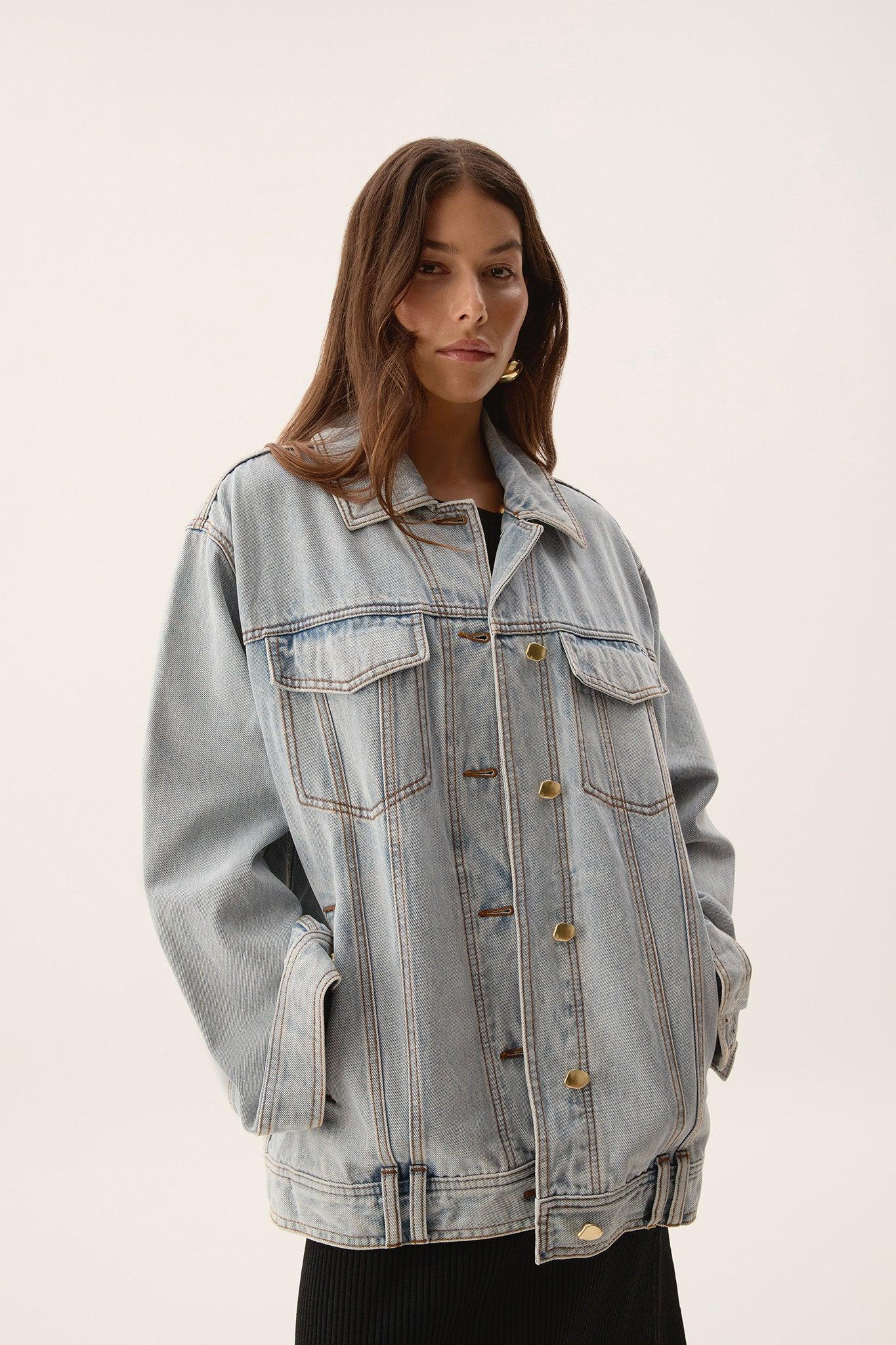 Coast Denim Jacket-LIGHT SKY WASH / 4 Product Image