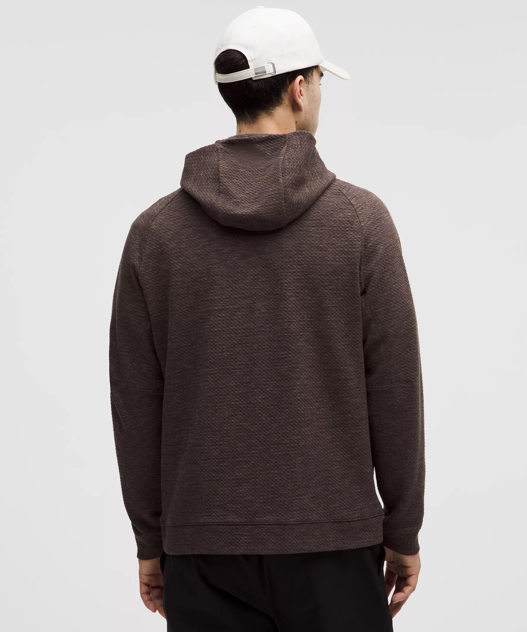 Textured Double-Knit Cotton Hoodie Product Image