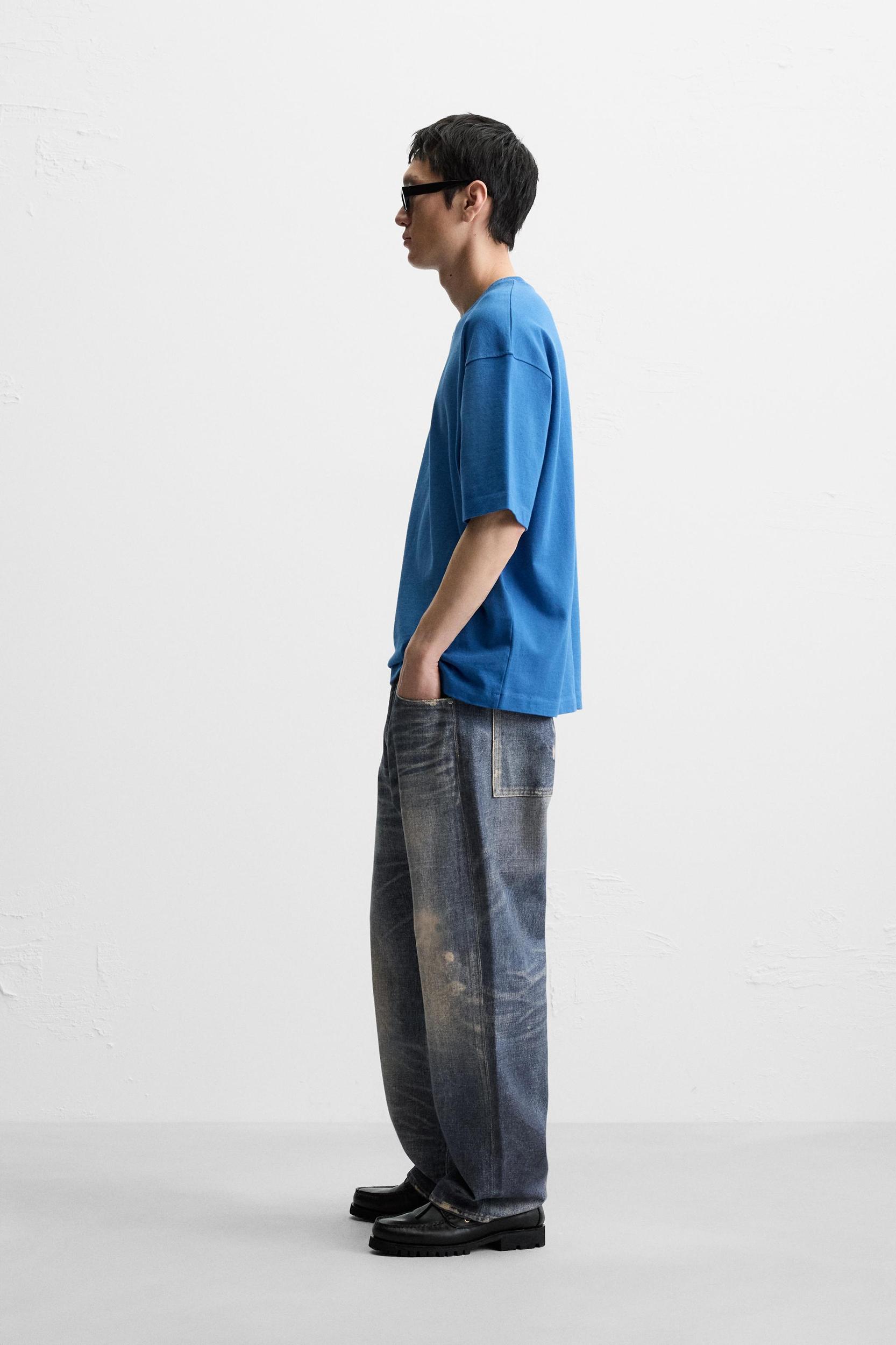 RELAXED FIT SPRAY WASH T-SHIRT Product Image