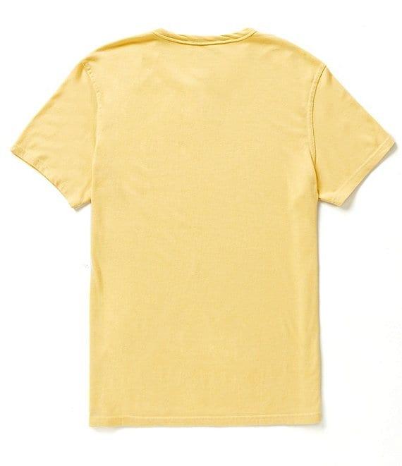 Lucky Brand Short Sleeve Button Notch Neck Venice Burnout T-Shirt Product Image