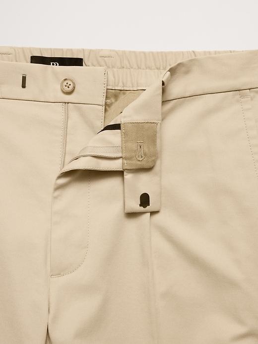 Pleated Cropped Italian-Stretch Chino Product Image