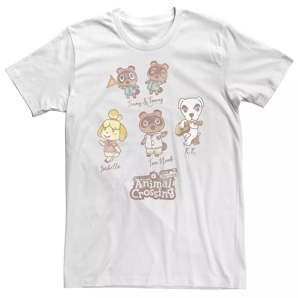 Big & Tall Animal Crossing New Horizons Group Shot Names Tee, Men's,  Product Image