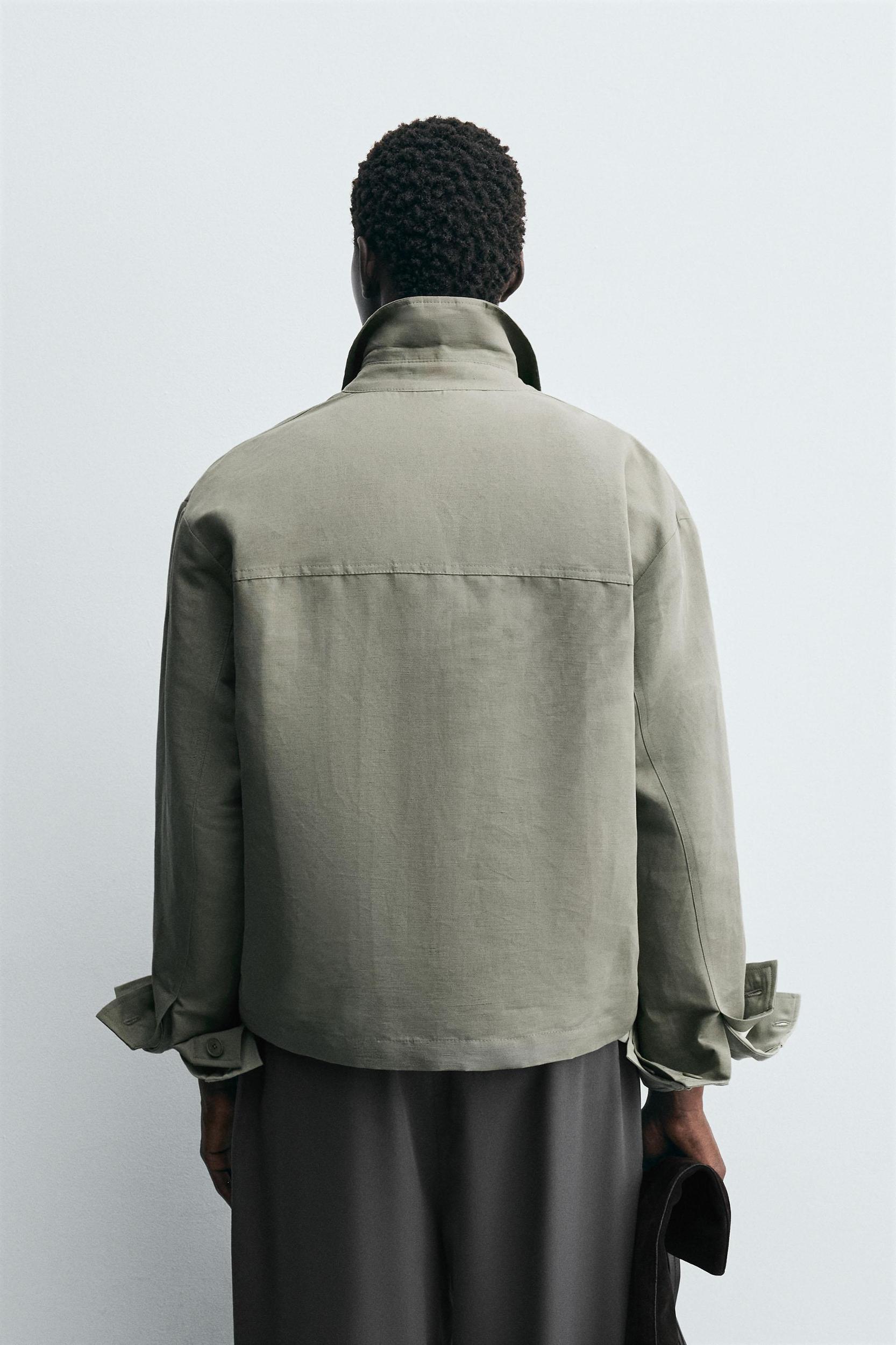 BOXY FIT POCKET OVERSHIRT Product Image