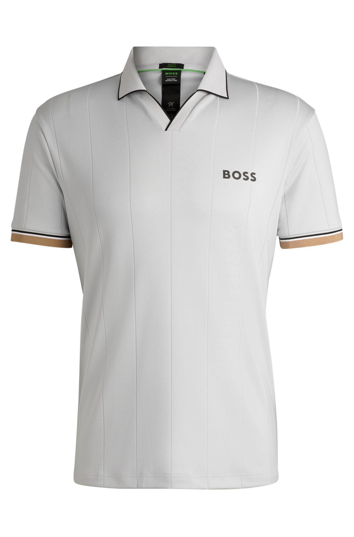 Active polo shirt with four-way stretch Product Image