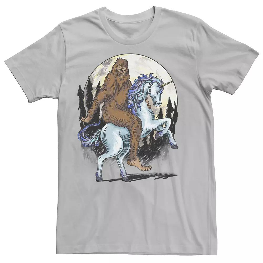 Men's Big Foot On A Unicorn Product Image