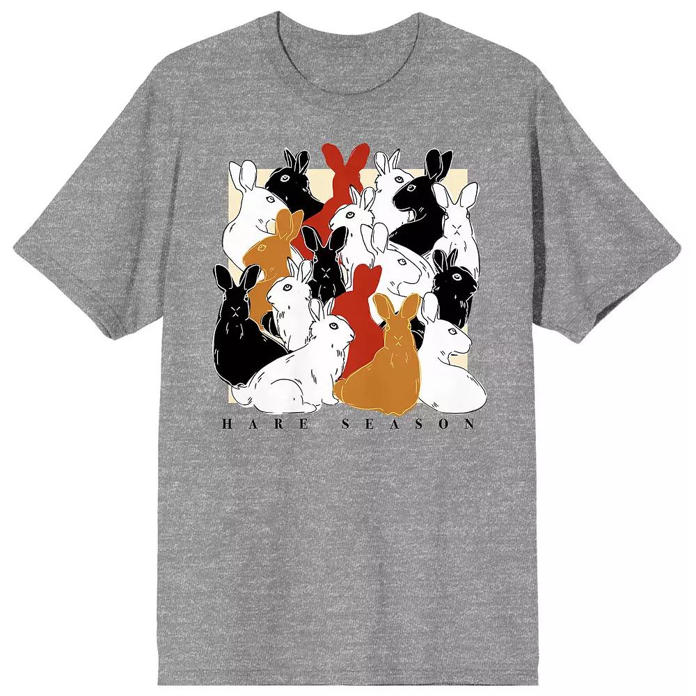 Men's Easter Hare Season Bunny Graphic Tee,  Product Image