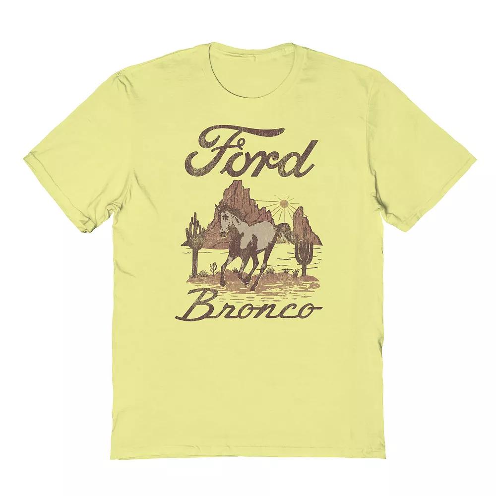 Men's Bronco Bro Graphic Tee, Size: Medium, Cornsilk Product Image