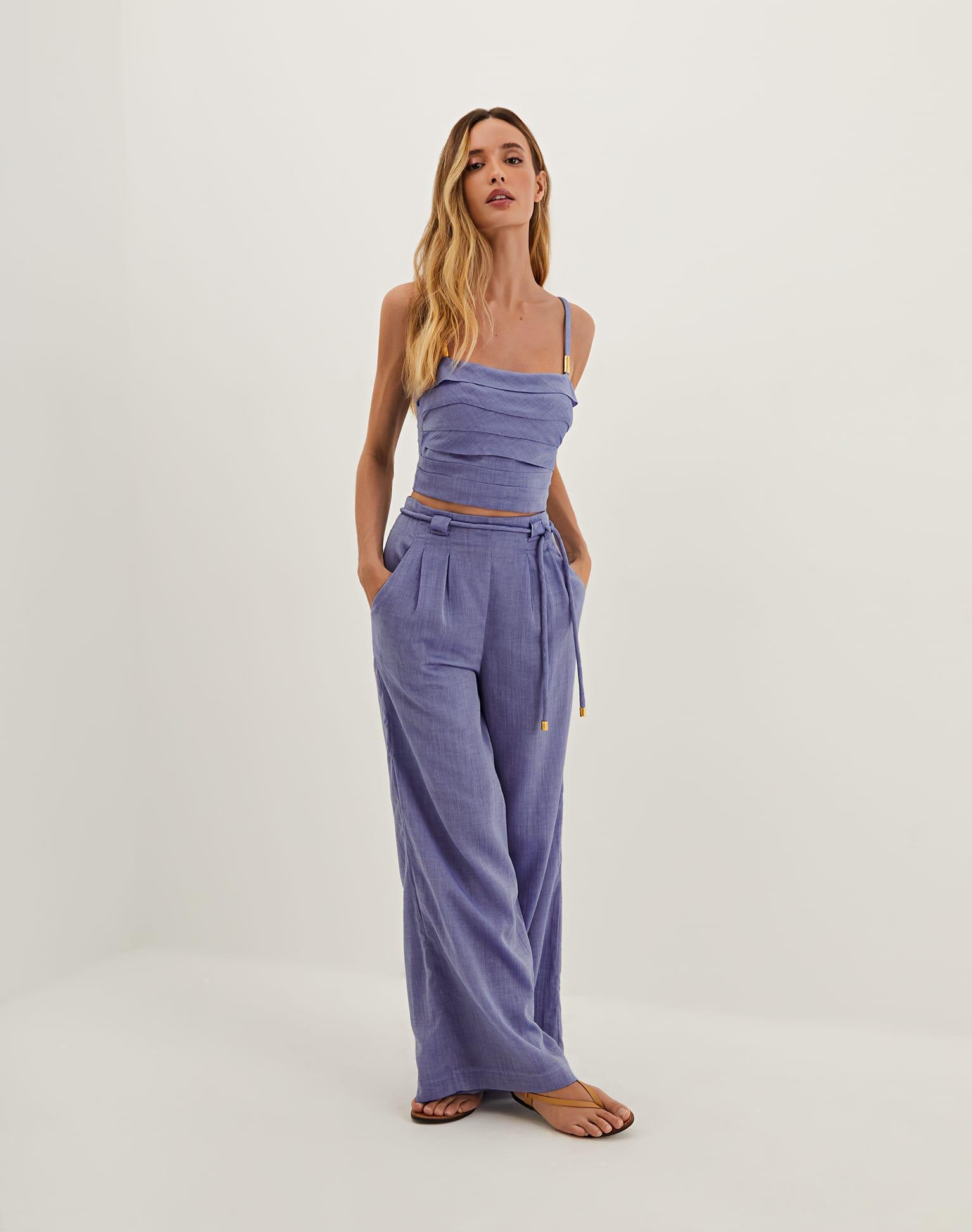 Cassia Pants - Sapphire Product Image