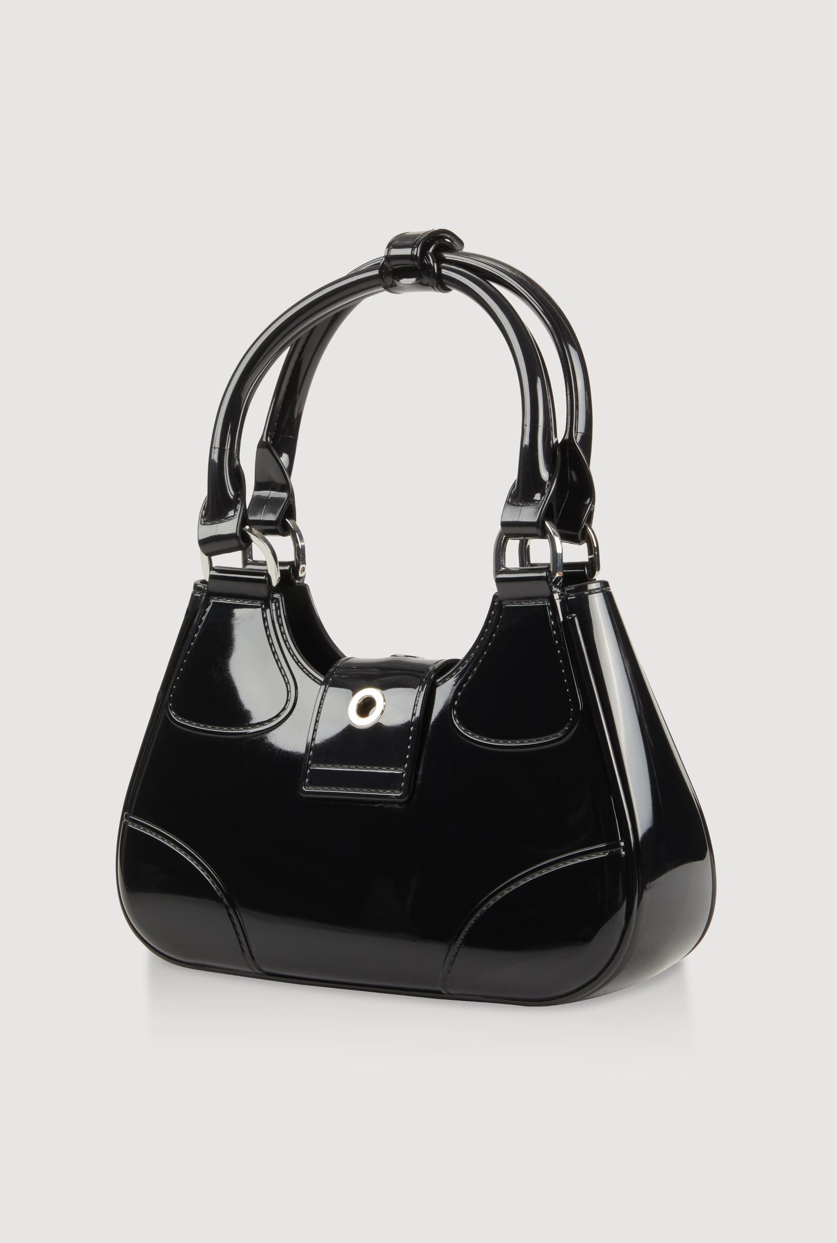 Buckle Strap Jelly Hobo Bag Unisex Product Image