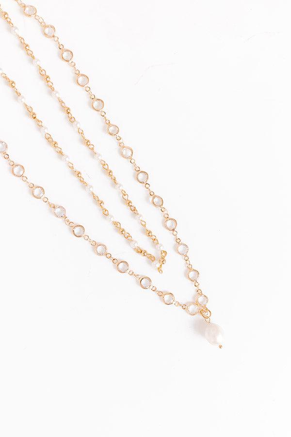 Oceanside Bliss Layered Necklace in Gold Product Image
