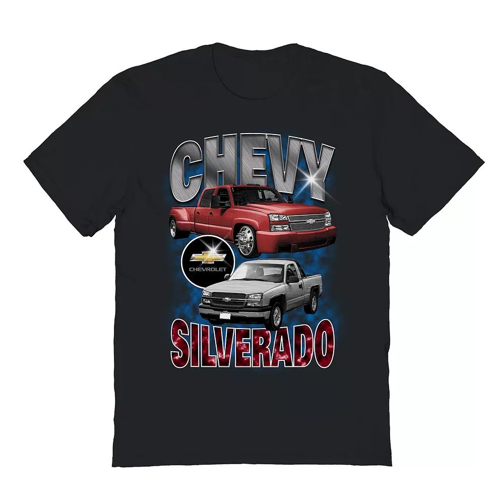 Men's Silverado Throwback Graphic Tee, Size: Small, Black Product Image