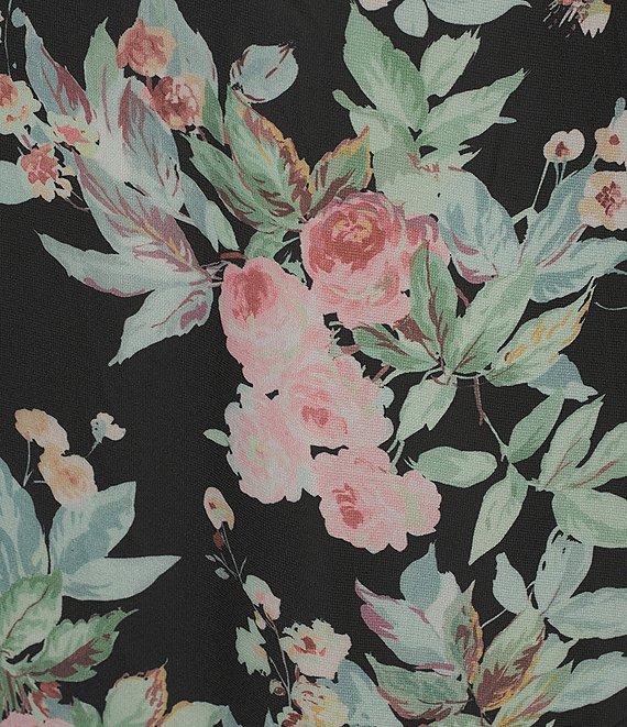 Layered With Love Luna Floral Printed Chiffon Maxi Dress Product Image