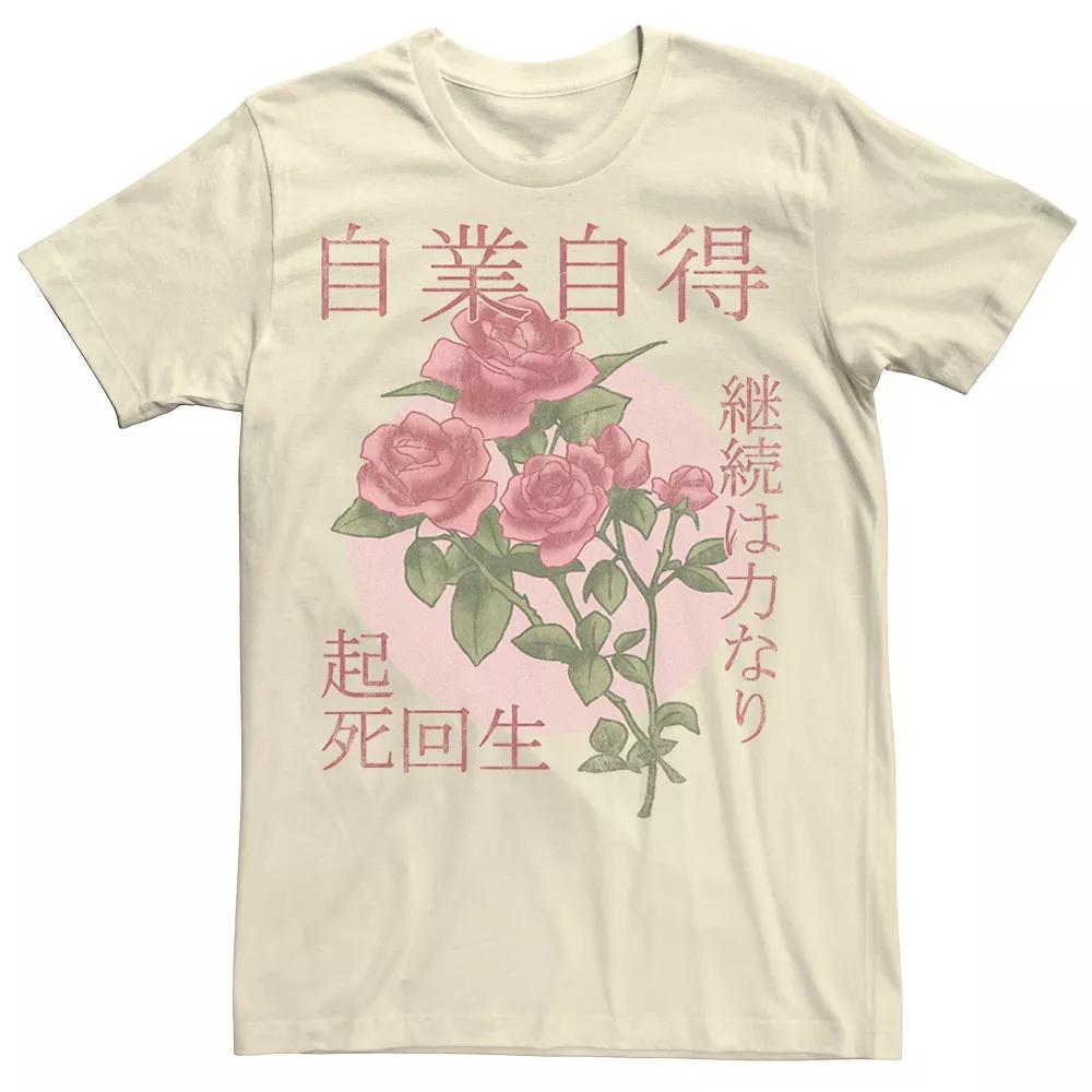 Men's Fifth Sun Kanji Flowers Circle Floral Tee,  Product Image