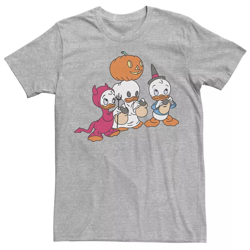 Disney's DuckTales Huey Dewey Louie Trick-Or-Treat Costumes Retro Men's Tee,  Product Image