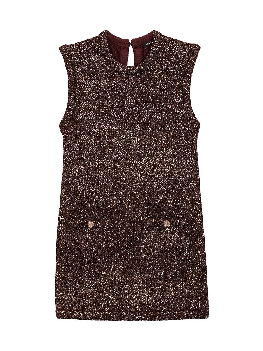Womens Short Sequin Dress Product Image