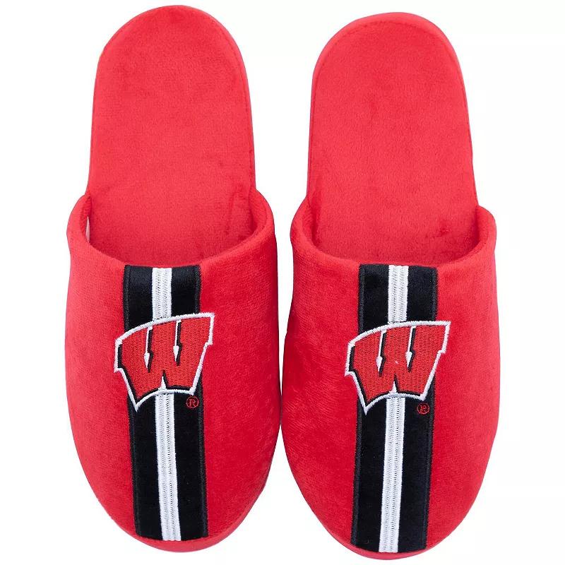 Men's ZooZatz Wisconsin Badgers Slippers,  Product Image