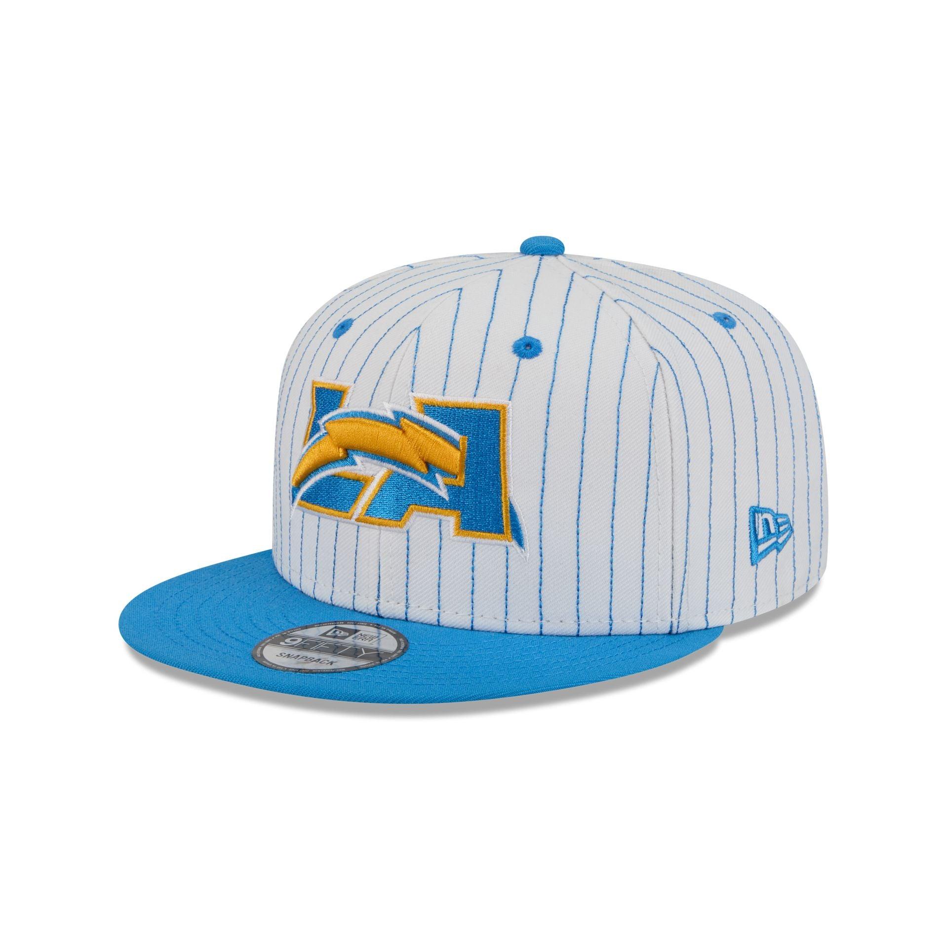 Los Angeles Chargers Deceptor Pinstripe 9FIFTY Snapback Hat Male Product Image
