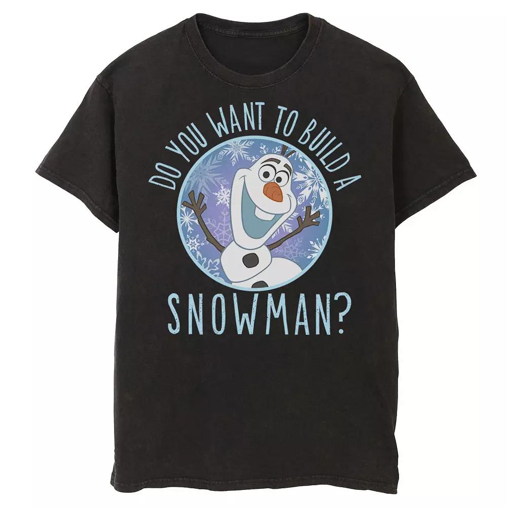 Disney's Frozen Olaf Do You Want To Build A Snowman Men's Tee,  Product Image