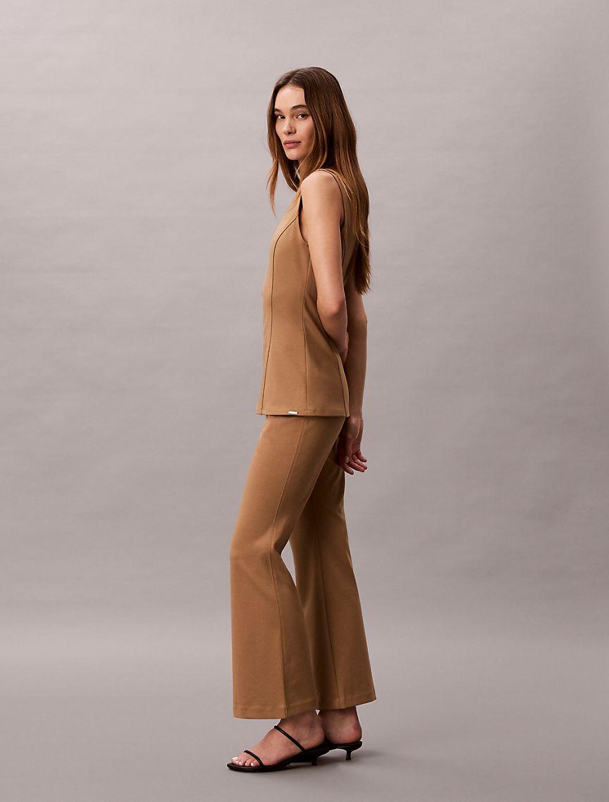 Ponte Flared Pants Product Image