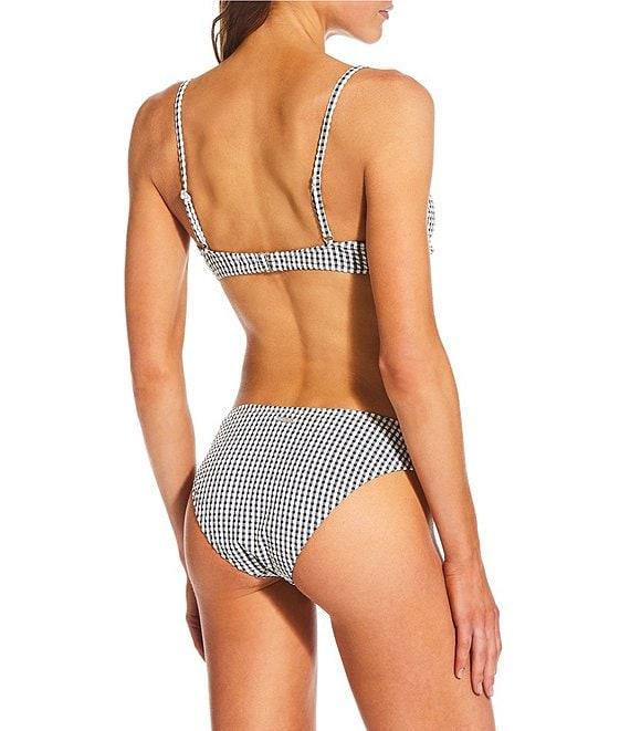 Billabong Smocked Texture Wave Check Bond Hipster Swim Bottom Product Image