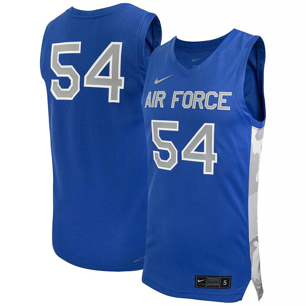 Men's Nike #54 Royal Air Force Falcons Replica Basketball Jersey,  Product Image