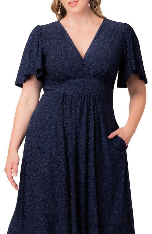 Crystal Cove Midi Cocktail Dress - Plus Product Image