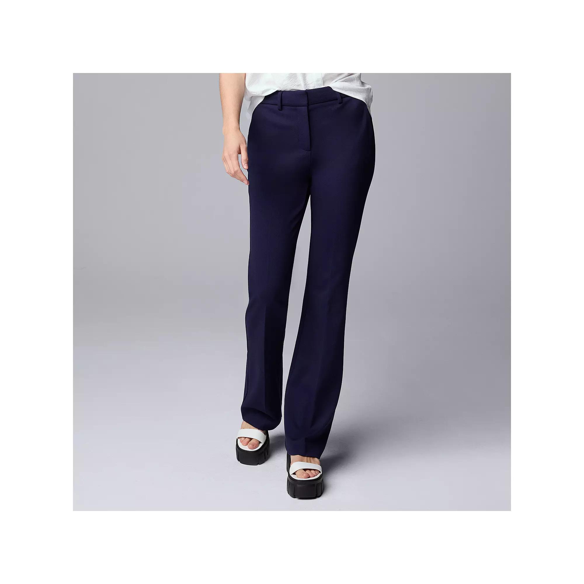 Women's Simply Vera Vera Wang High-Rise Flare Pants,  Product Image