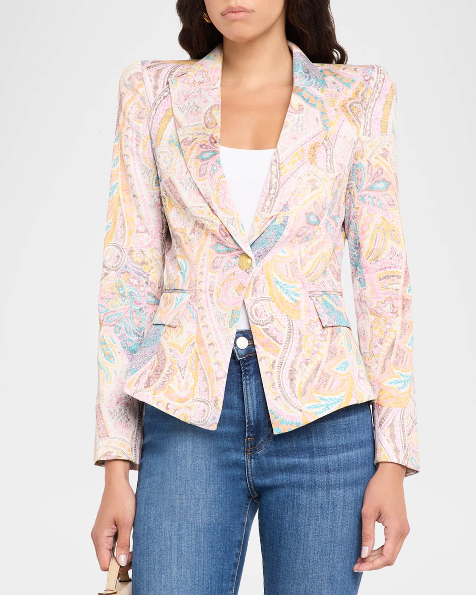 Kaisley Western Paisley Blazer Product Image