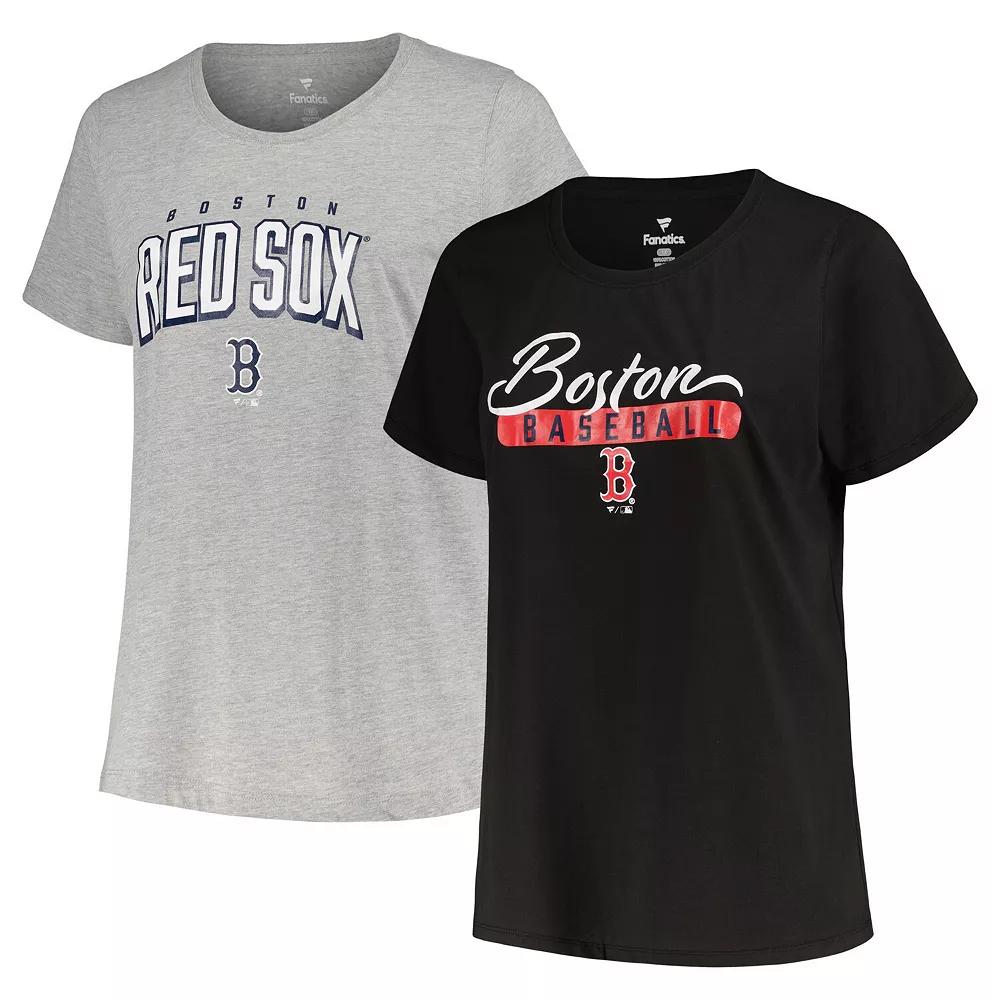 Women's Profile Black/Heather Gray Boston Red Sox Plus  Product Image