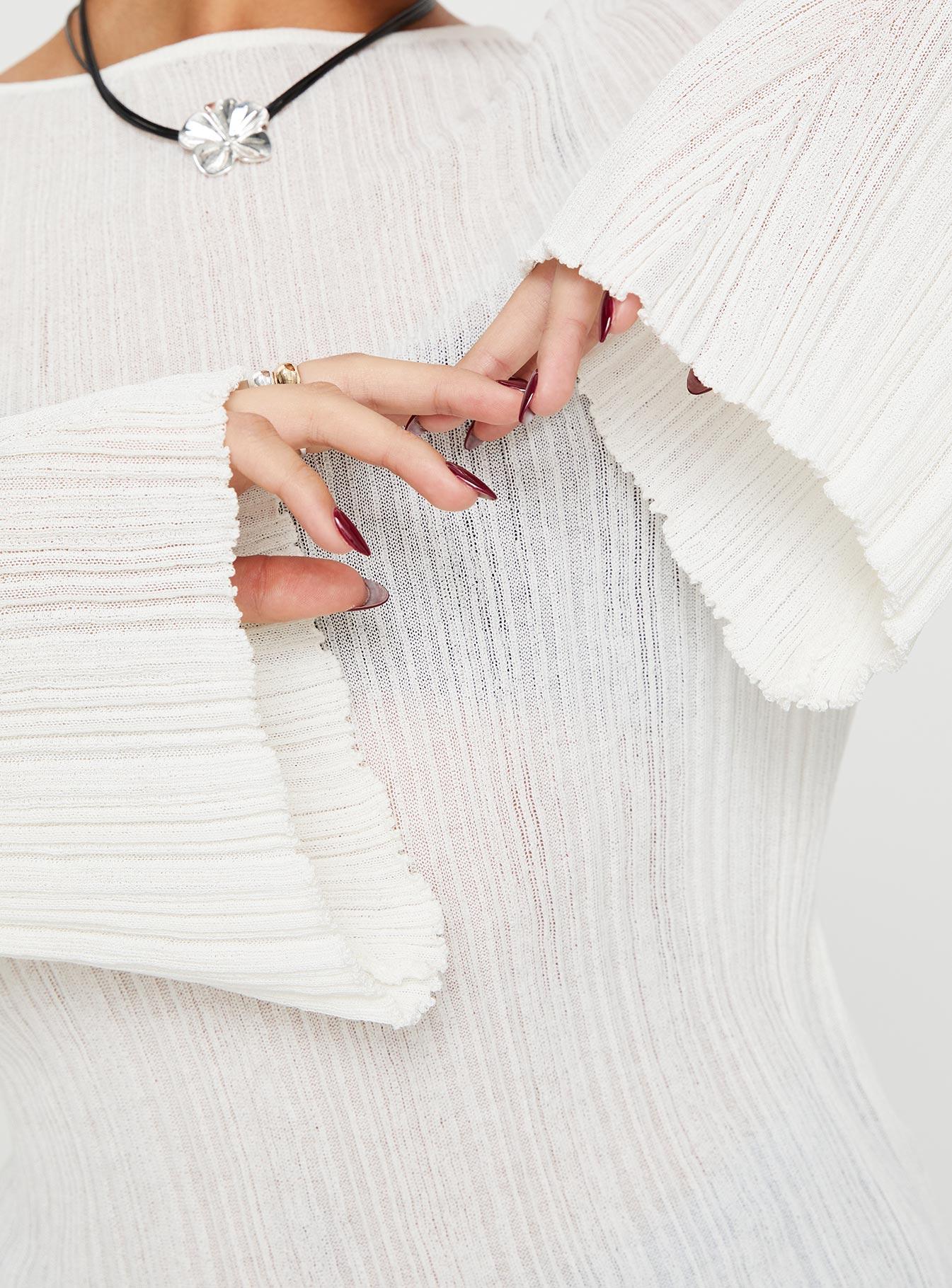 Wexley Long Sleeve Top White Product Image