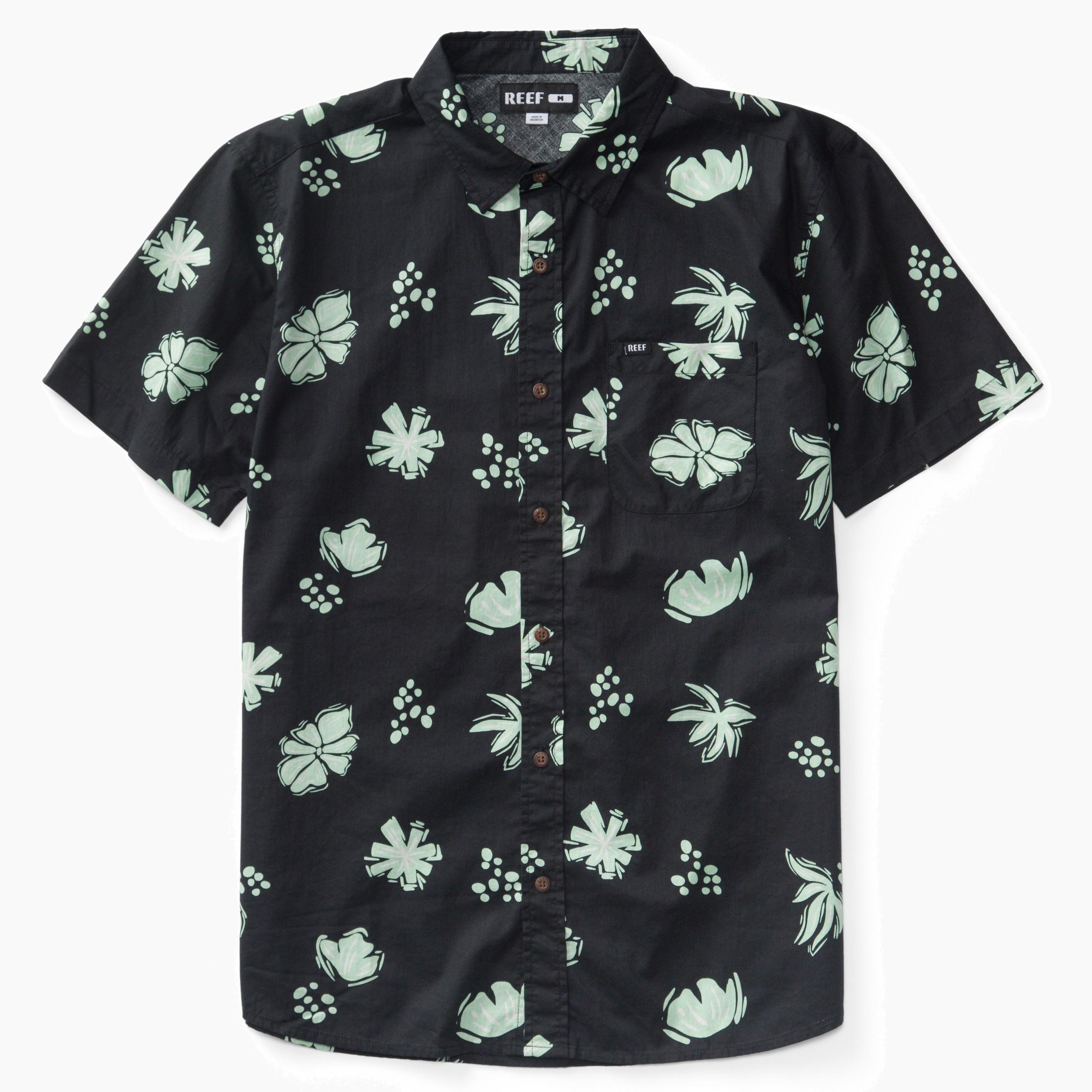 Men's REEF Short Sleeve Button-Down Shirt,  Product Image