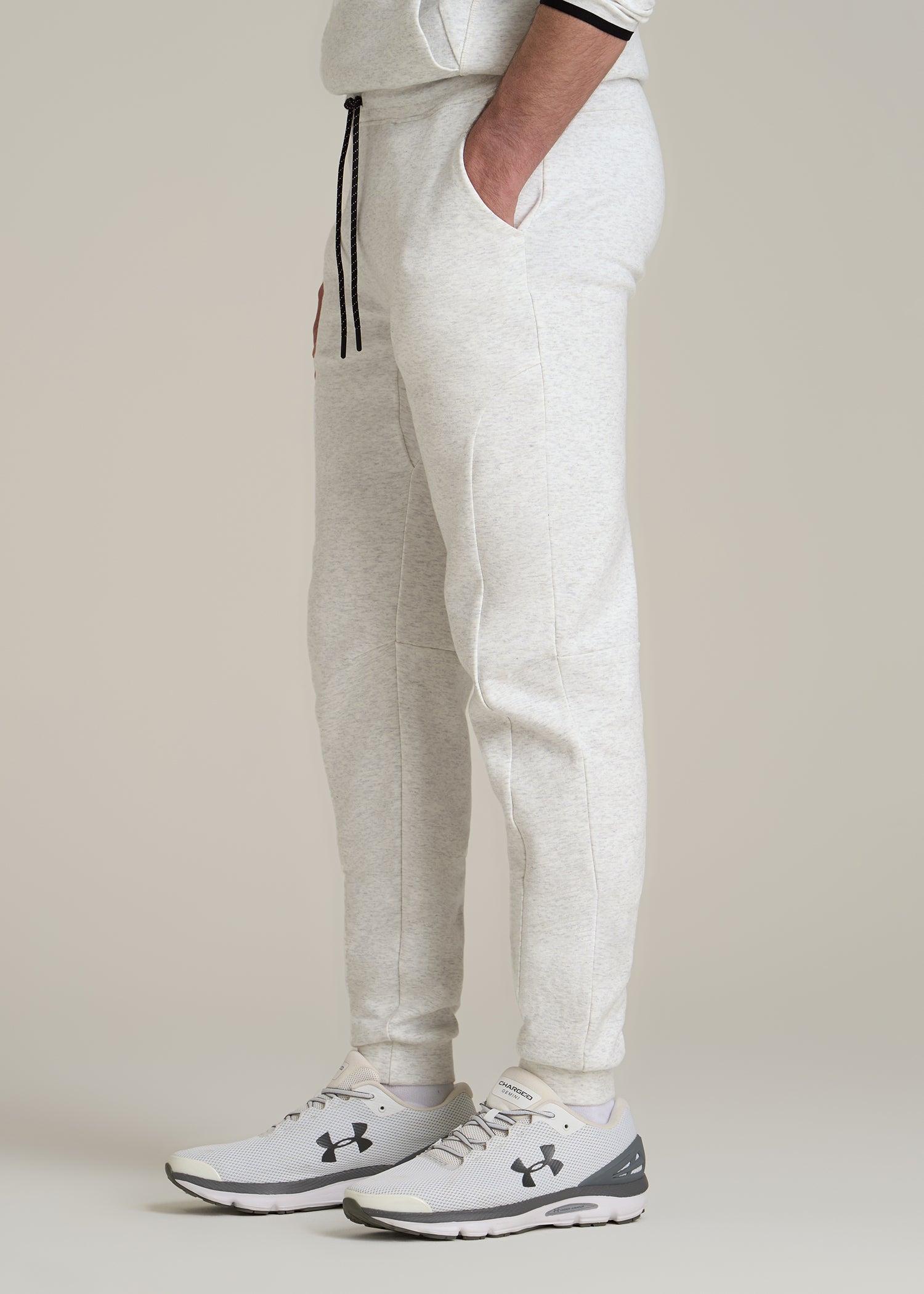 Tech Motion Fleece Joggers for Tall Men in Heather Frost Male Product Image