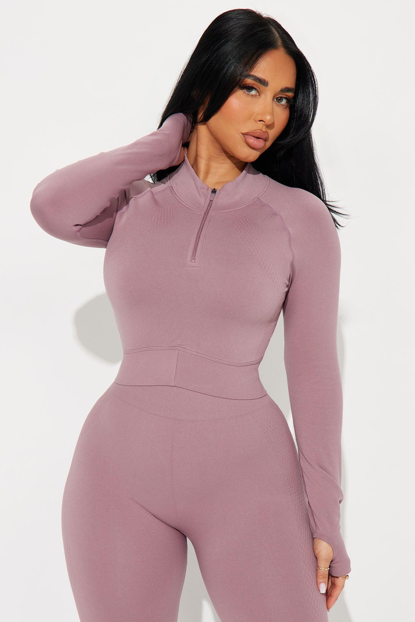 Cool Breeze Active Top - Mauve Product Image