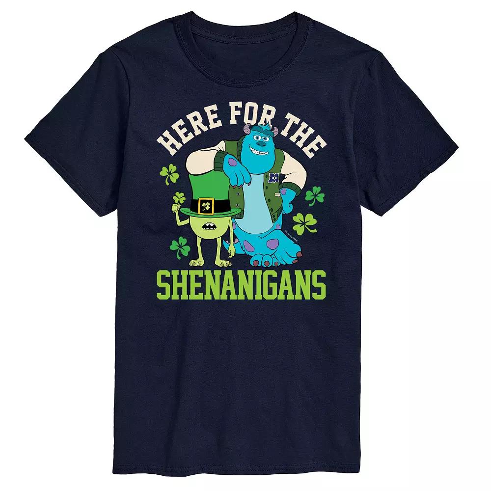 Disney's Monsters Inc. Men's Here for Shenanigans Graphic Tee,  Product Image