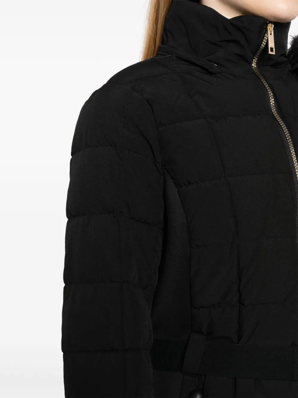 belted puffer coat Product Image