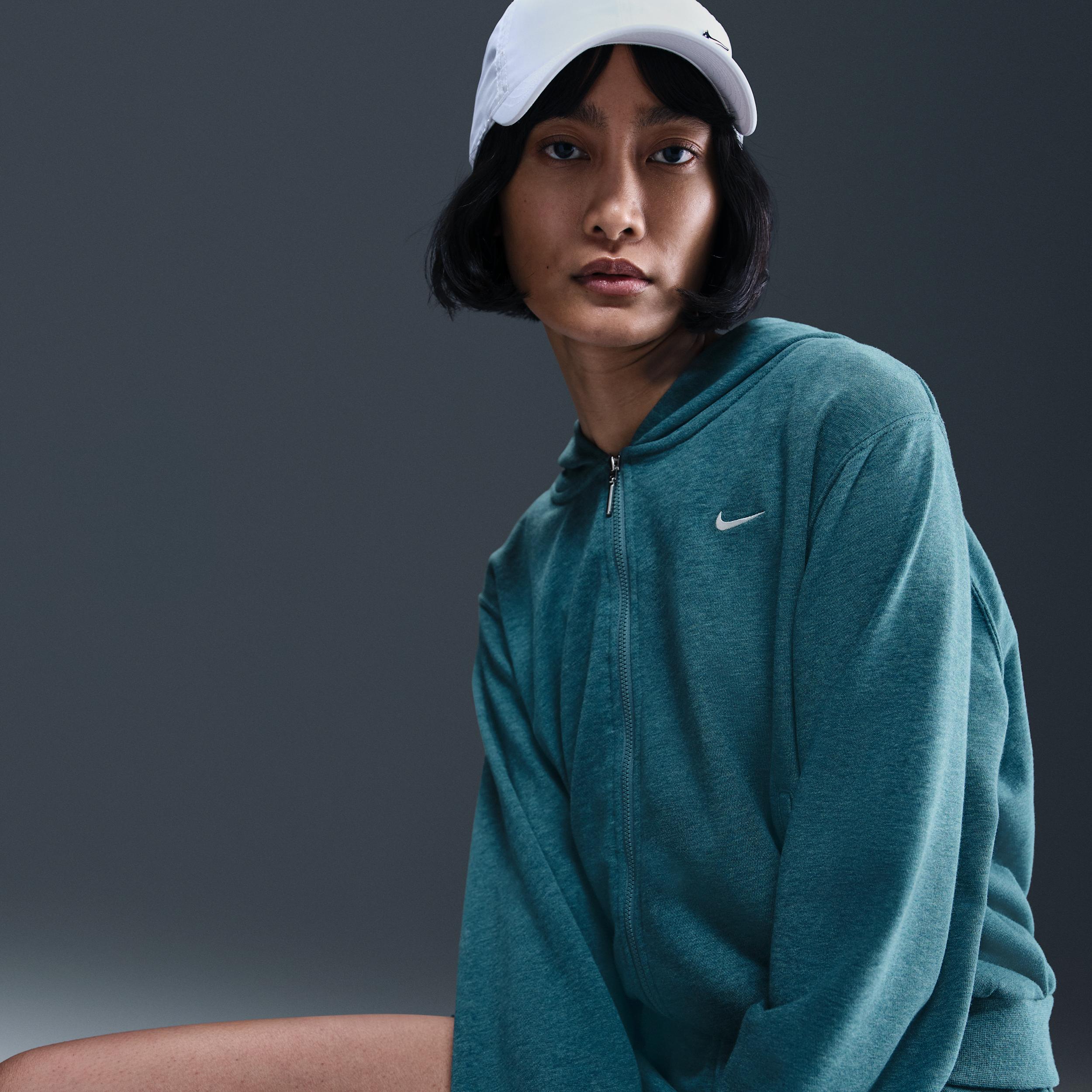 Womens Nike Sportswear Chill Terry Loose Full-Zip French Terry Hoodie | FN2415-006 Product Image