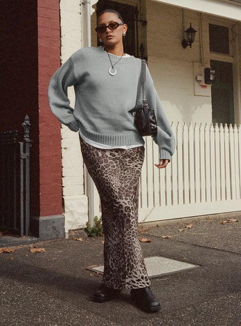 Manda Maxi Skirt Leopard Product Image