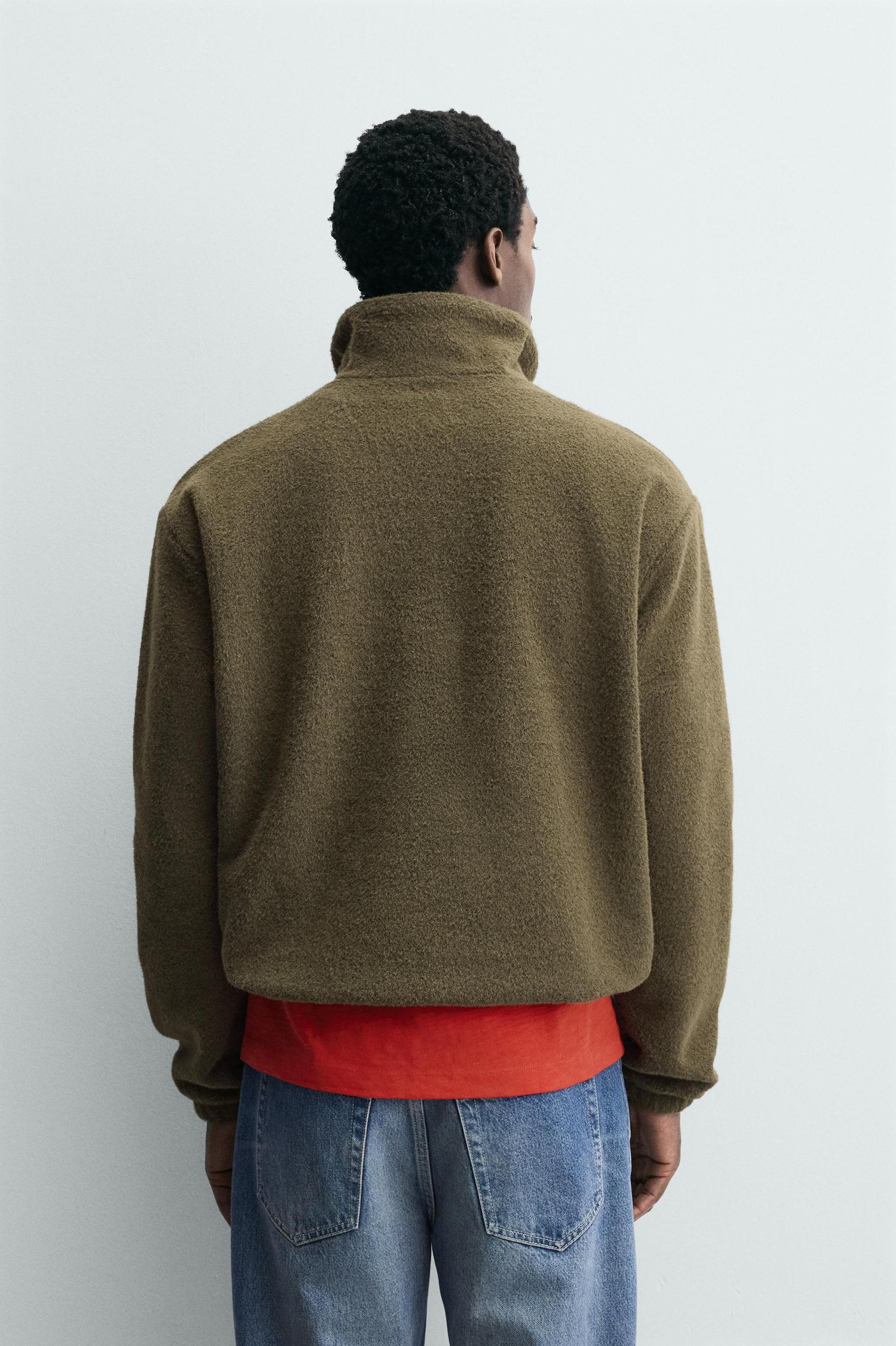 FLEECE QUARTER-ZIP SWEATSHIRT Product Image