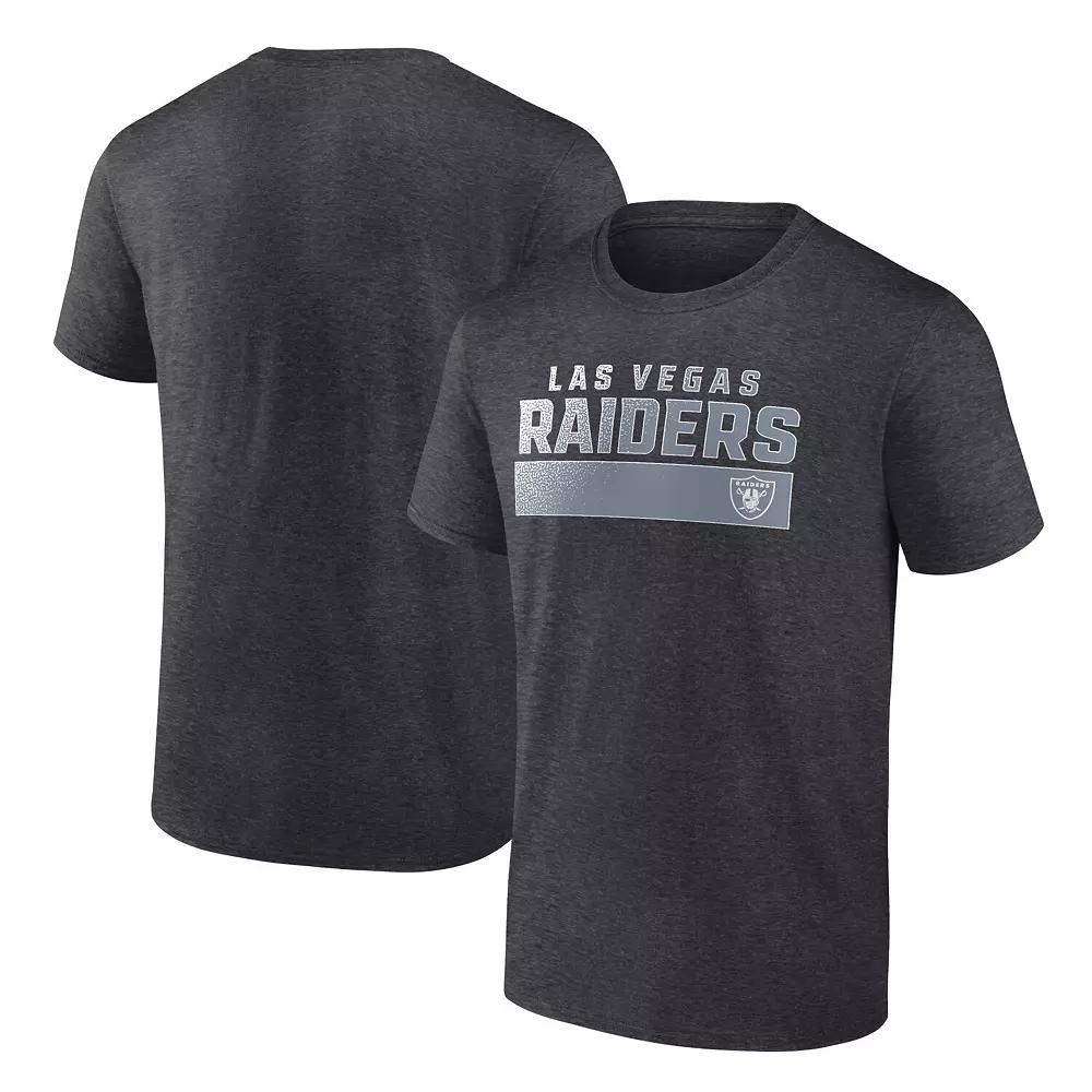 Men's Fanatics Branded Charcoal Las Vegas Raiders T-Shirt,  Product Image