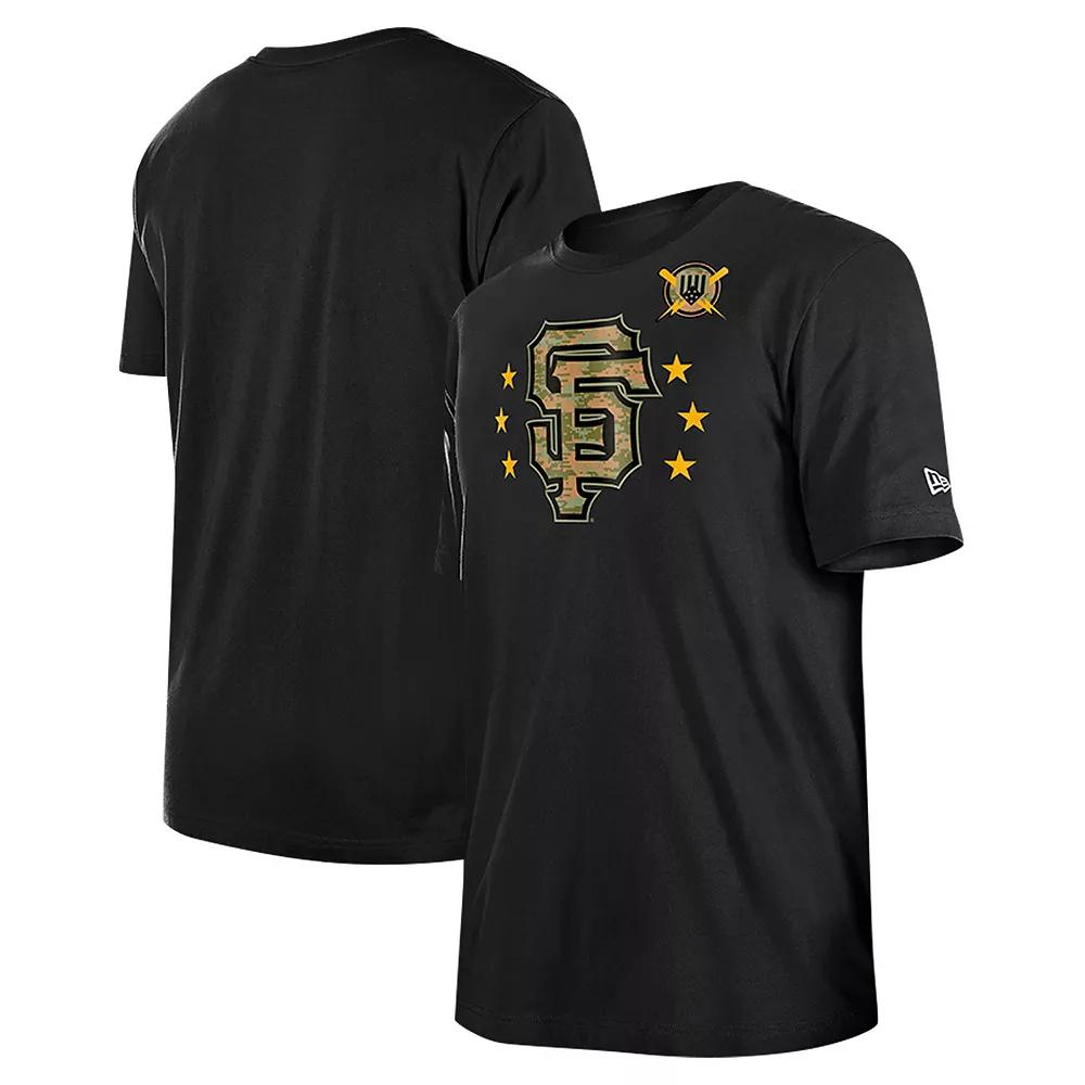 Men's New Era Black San Francisco Giants 2024 Armed Forces Day T-Shirt, Size: XL Product Image