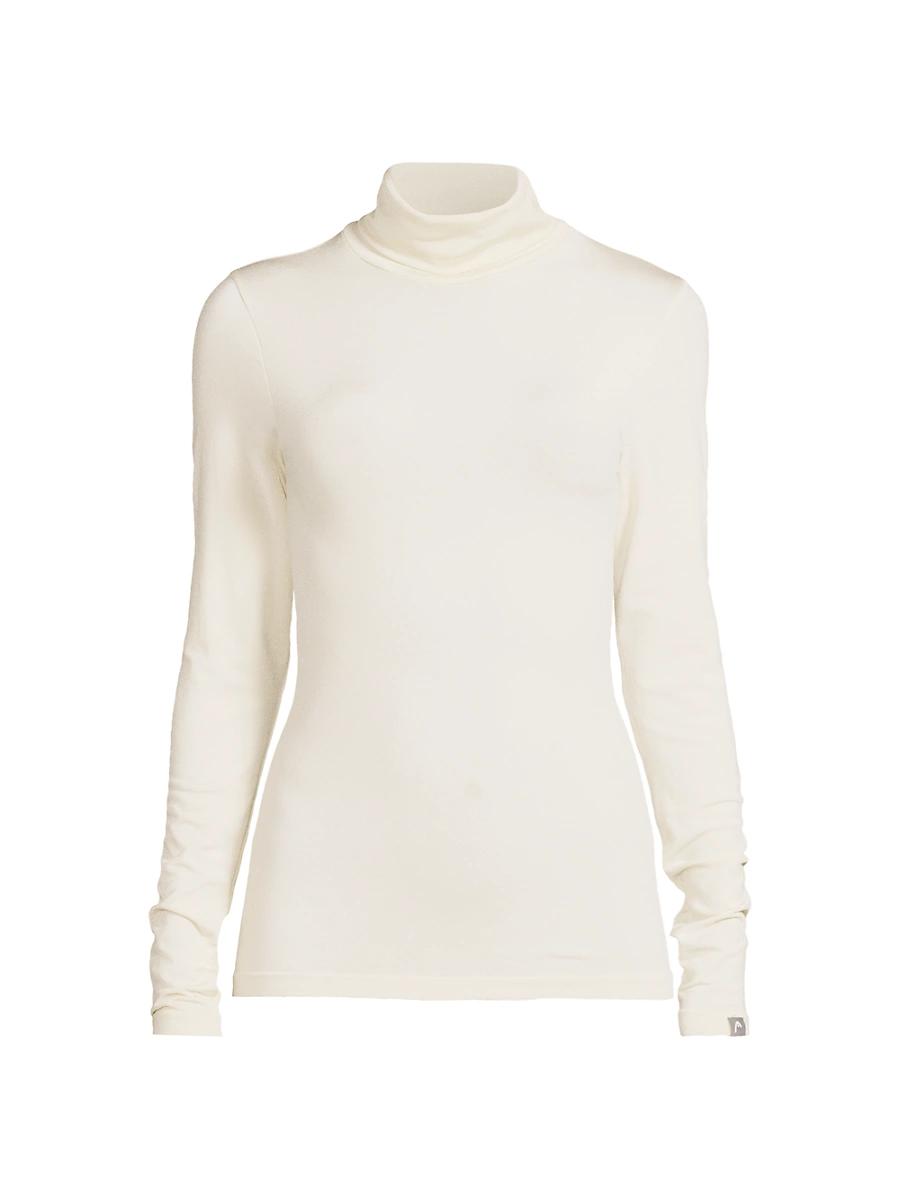 Womens Bree Cotton-Blend Turtleneck Sweater Product Image