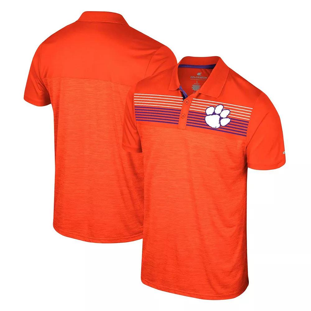 Men's Colosseum Orange Clemson Tigers Big & Tall Langmore Polo,  Product Image