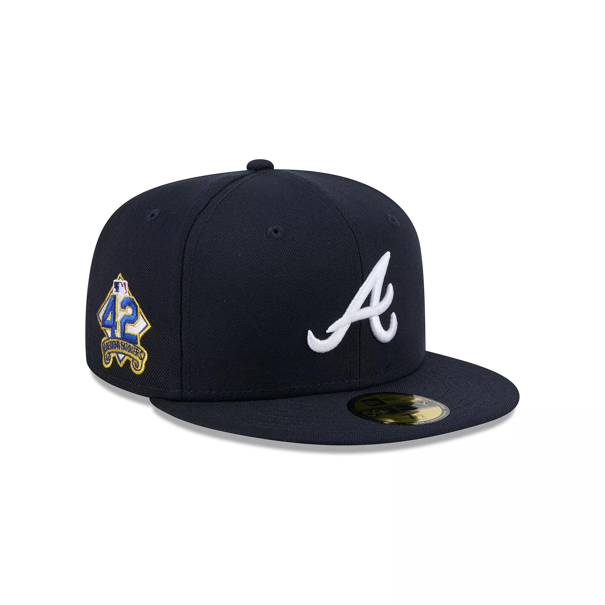 Men's New Era Navy Atlanta Braves 2025 Jackie Robinson Day 59FIFTY Fitted Hat,  Product Image